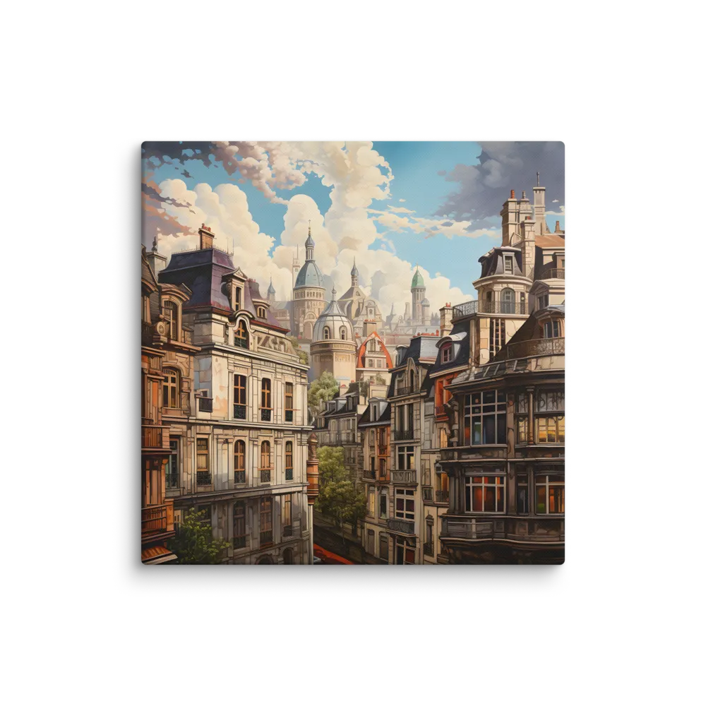 Whispers of a Timeless City | Canvas | 37″×37″