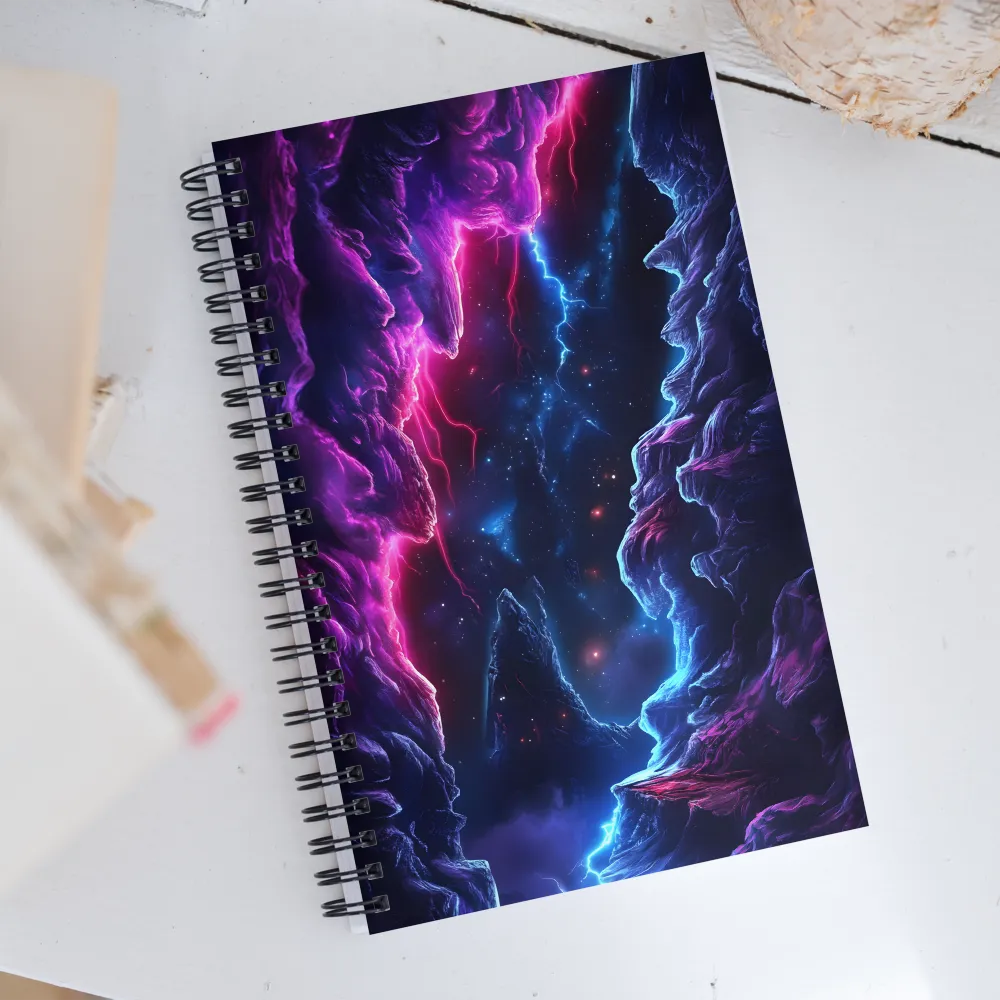 Into the Cosmic Abyss | Spiral Notebook