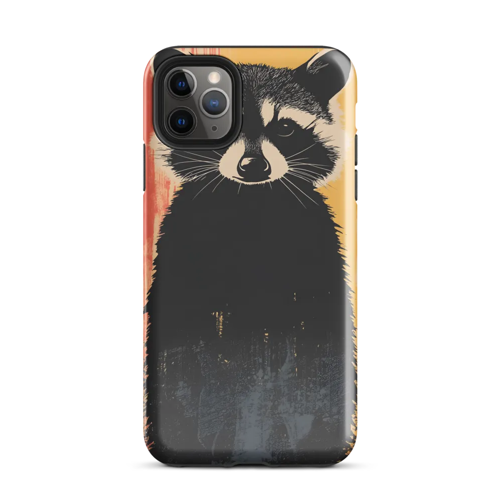 Whimsical Raccoon Portrait | Phone Case |  11 Pro Max | Tough Case | Glossy