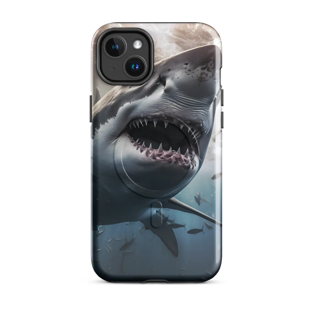 The Apex Predator: An Underwater Encounter | Phone Case |  14 Plus | MagSafe® Tough Case | Glossy