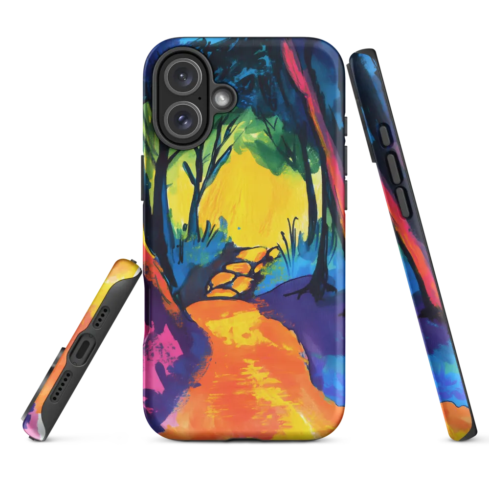 Path Through a Vibrant Forest