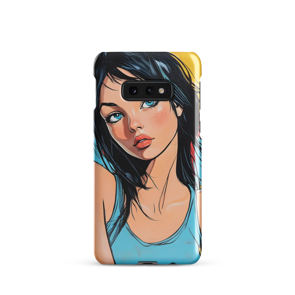 Vibrant Portrait of Modern Youth | Phone Case |  S10e | Snap Case | Glossy