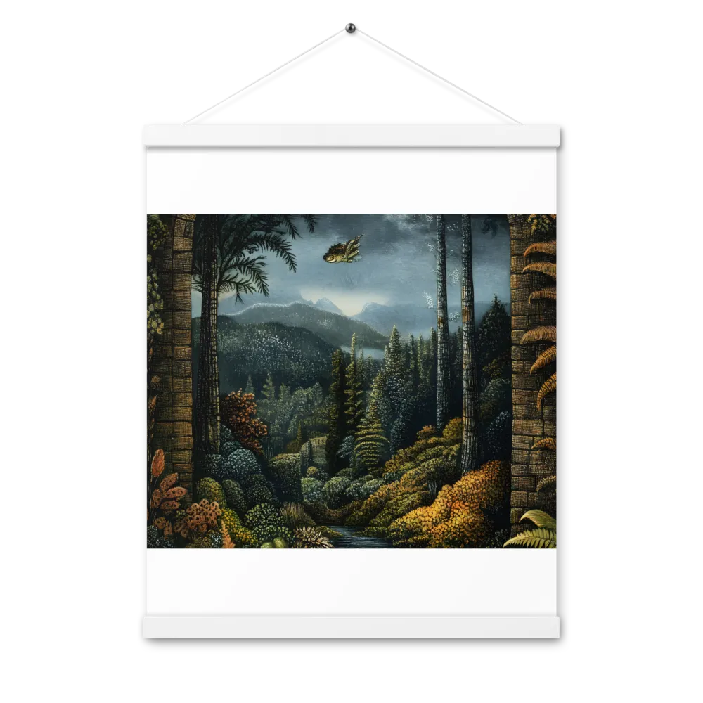 Whispers of the Enchanted Forest | Poster With White Wood Hanger | 16″×20″