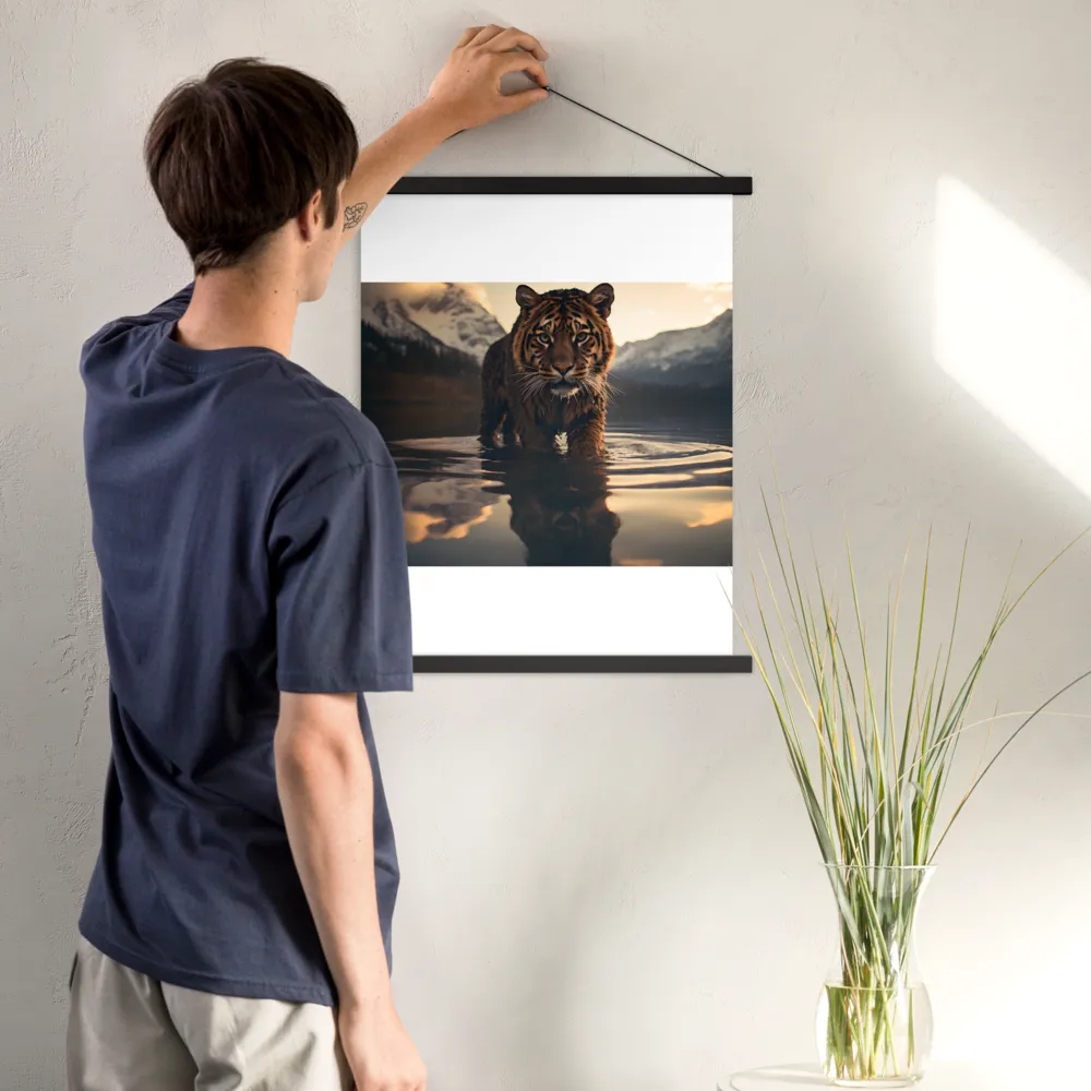Majestic Reflection: The Tiger's Domain
