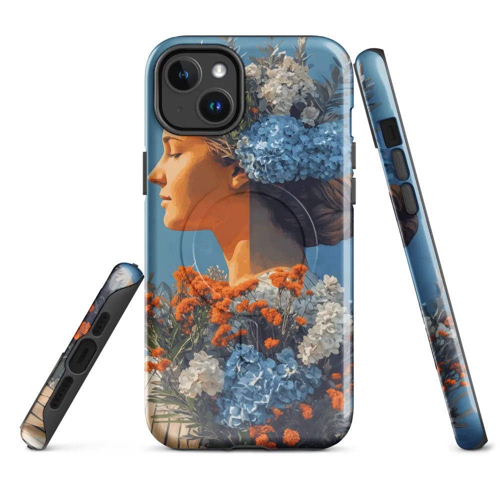 Floral Reverie: A Portrait of Serenity
