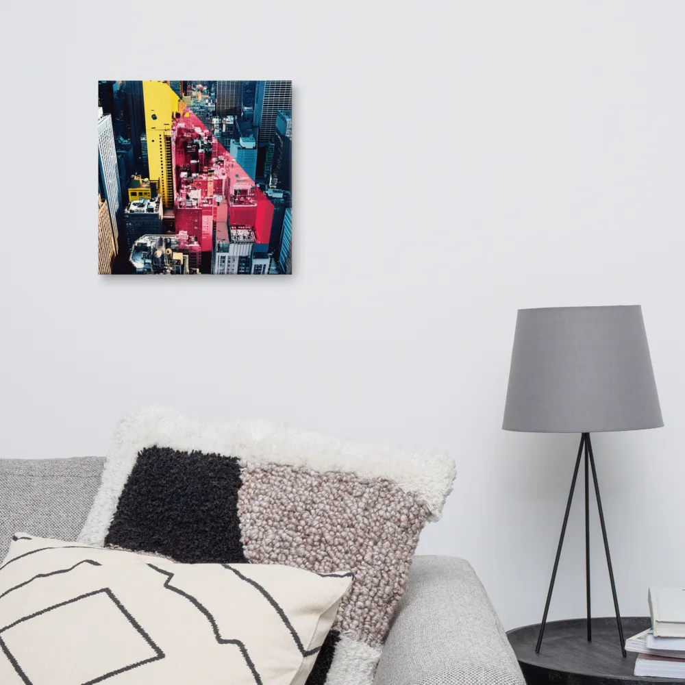Dynamic Urban Symphony | Canvas | 16″×16″