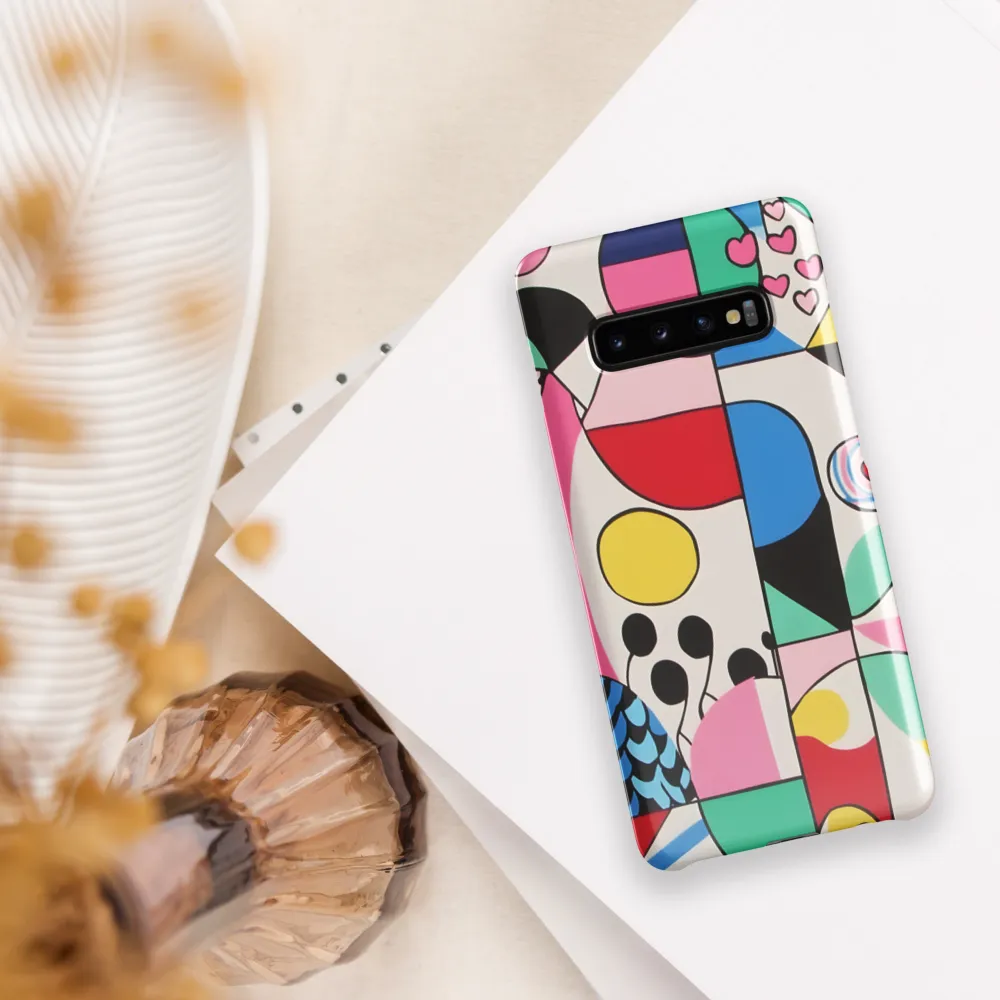 Dynamic Interplay of Shapes | Phone Case |  S10 Plus | Snap Case | Glossy