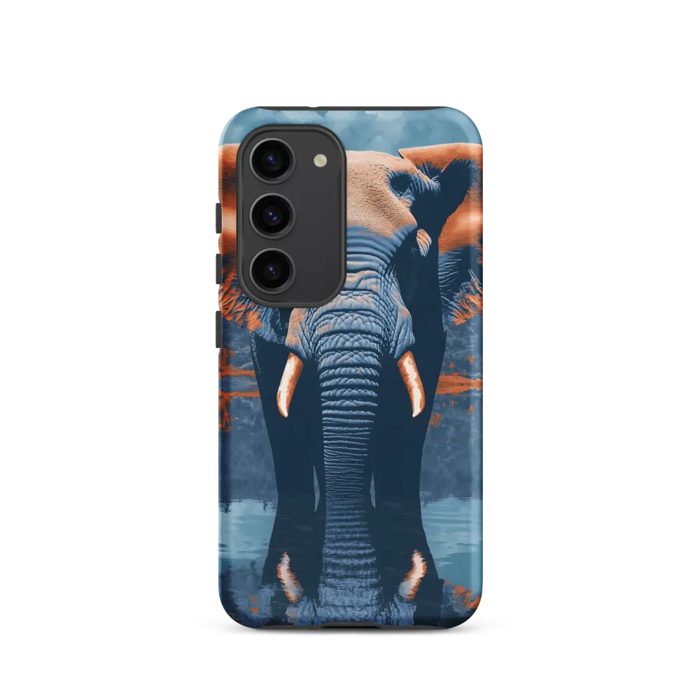 Majestic Reflection: The Elephant's Serenade