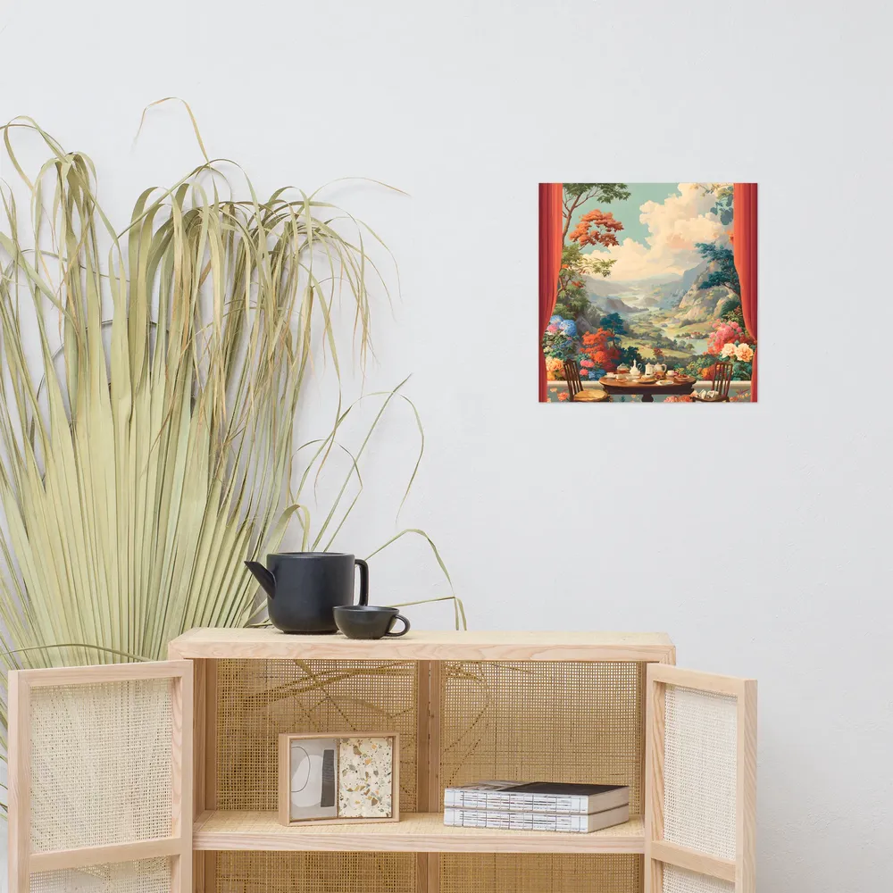 Tea-Time Overlook 
 Poster | 18″x 18″