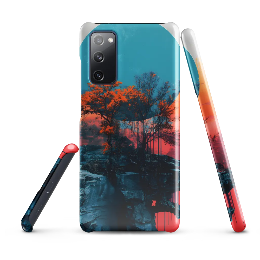 Ethereal Landscapes: A Dance of Color and Form | Phone Case |  S20 FE | Snap Case | Glossy