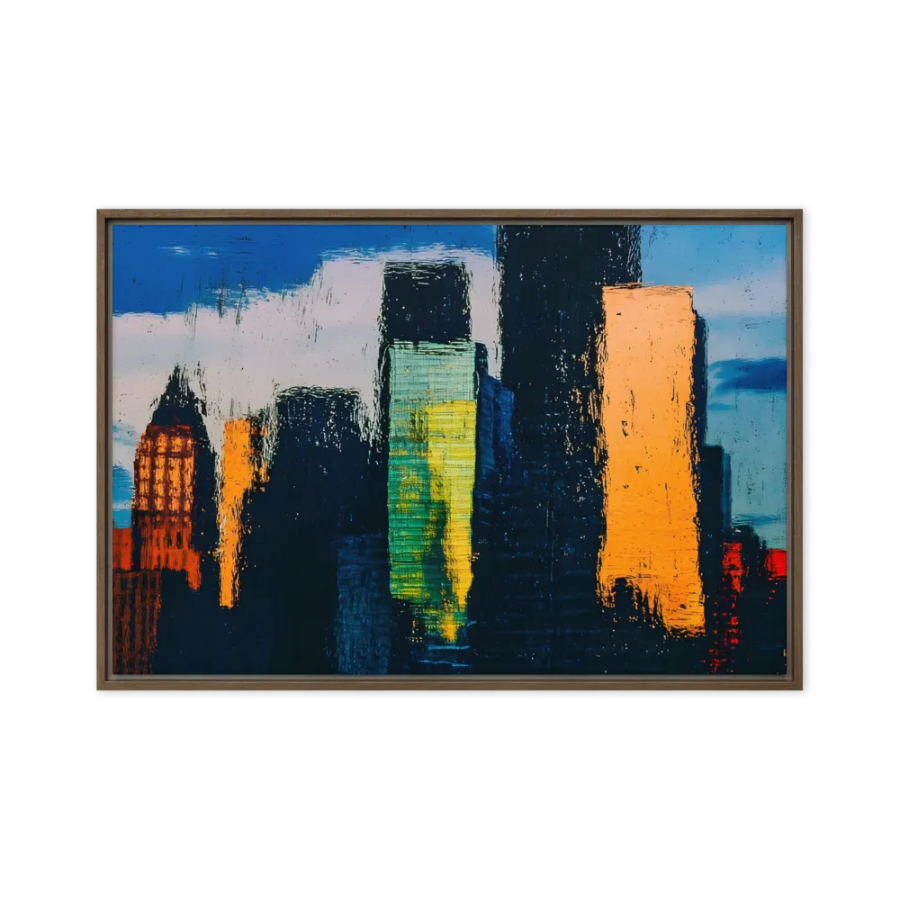 Reflections of Tranquility | Canvas with Brown Frame | 24″×36″