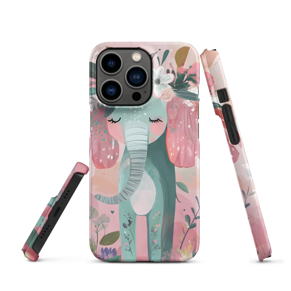 Whimsical Elephant in Bloom