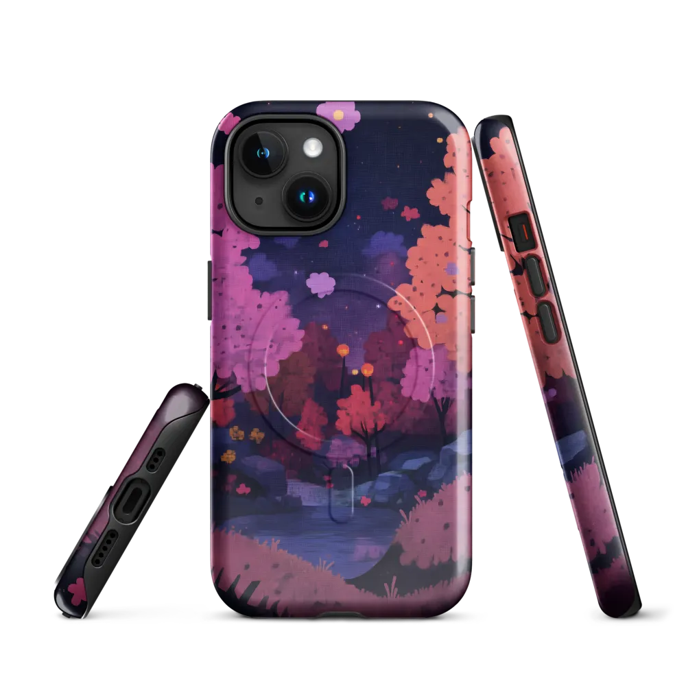 Whispers of Spring: A Serene Landscape | Phone Case |  15 | MagSafe® Tough Case | Glossy