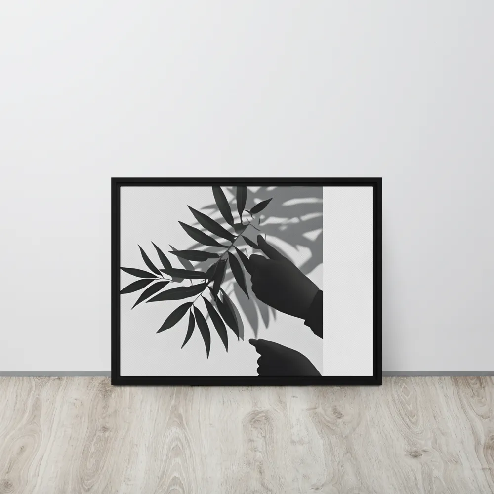 Whispers of Nature | Canvas with Black Frame | 18″×24″