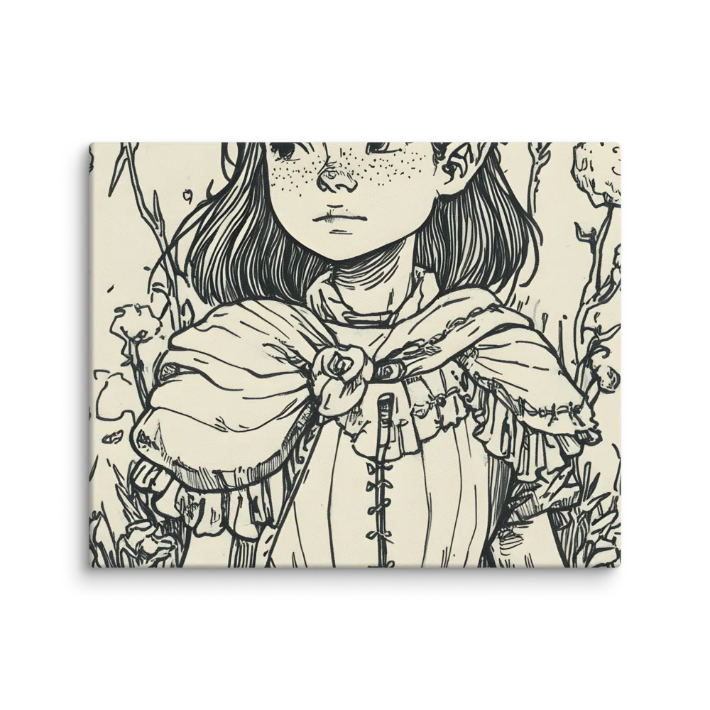A Young Guardian of Nature | Canvas | 8″×10″