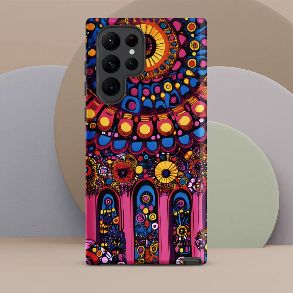 Whimsical Mandala Symphony | Phone Case |  S22 Ultra | Tough Case | Matte