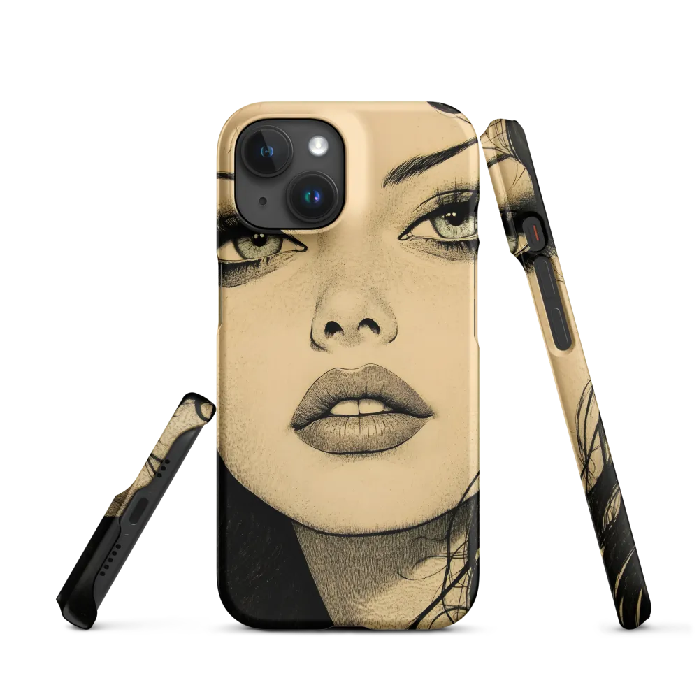 Enigmatic Gaze | Phone Case |  15 | Snap Case | Matte
