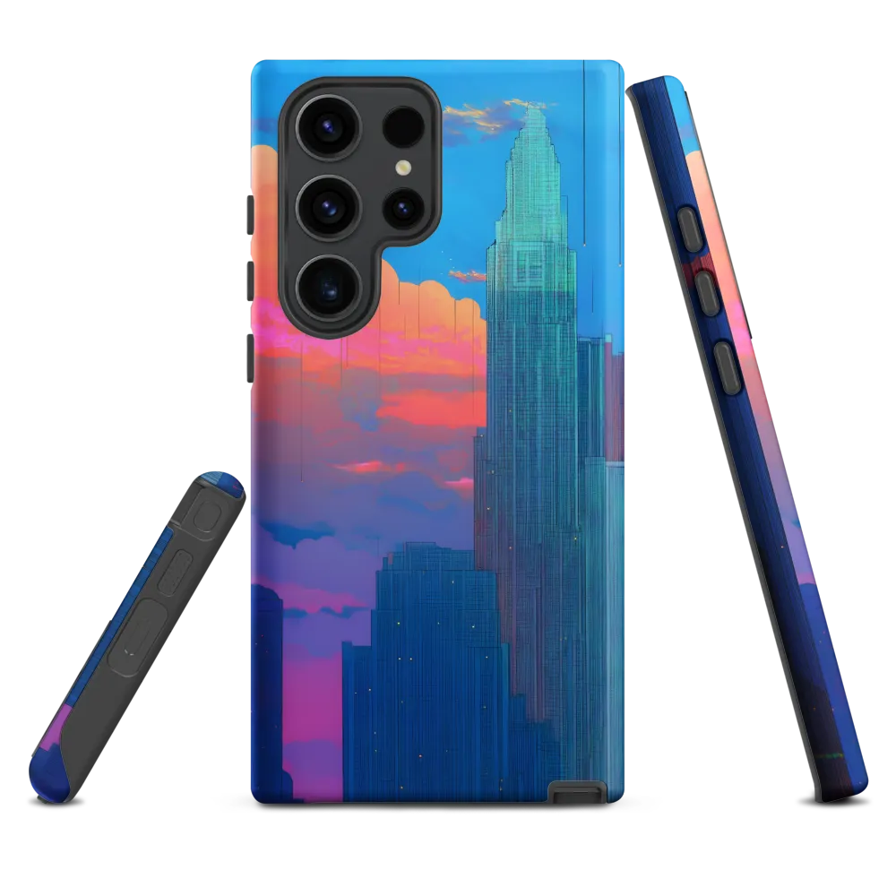 Twilight Reflections: A Digital Cityscape