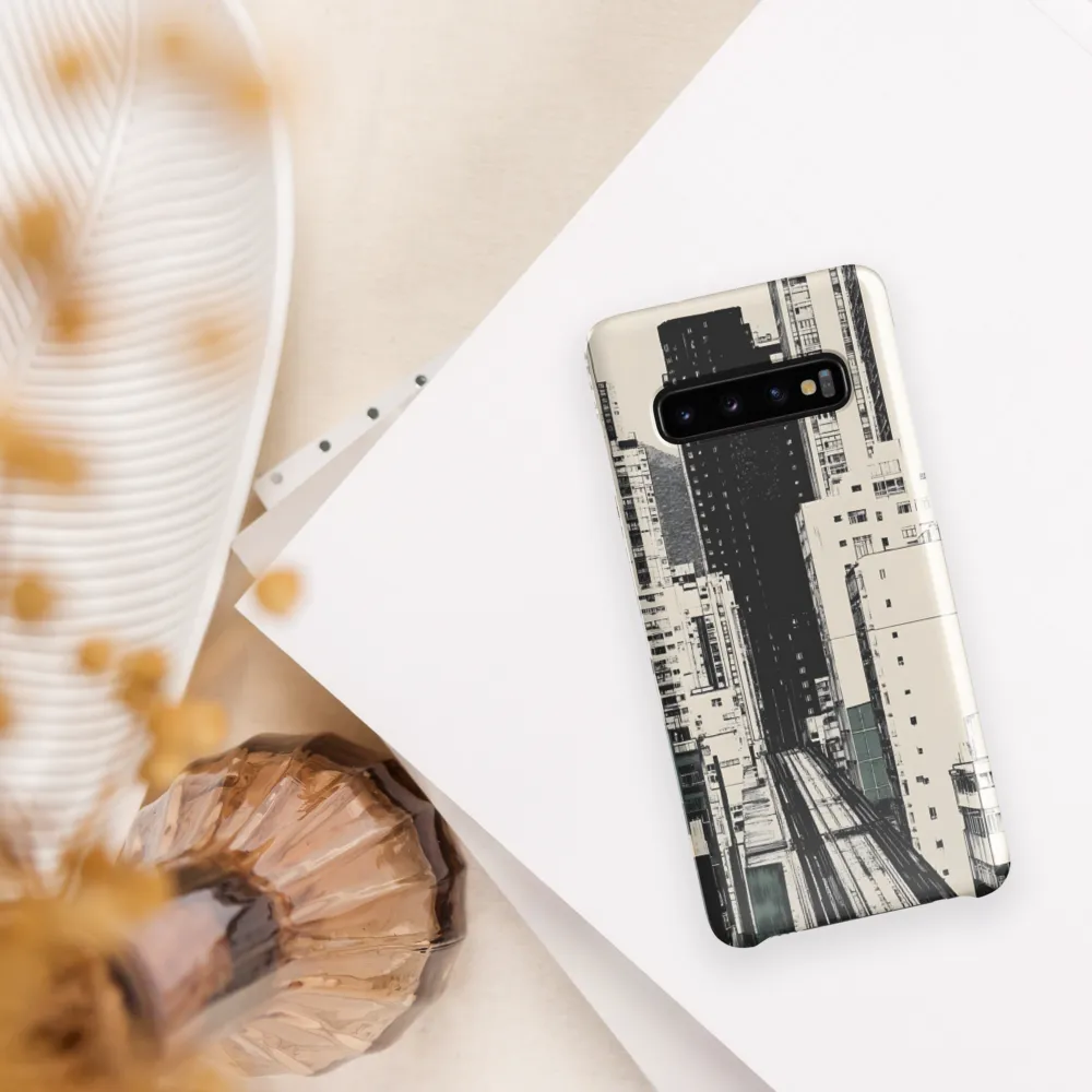 Urban Symphony: A Contemporary Cityscape | Phone Case |  S10 | Snap Case | Glossy