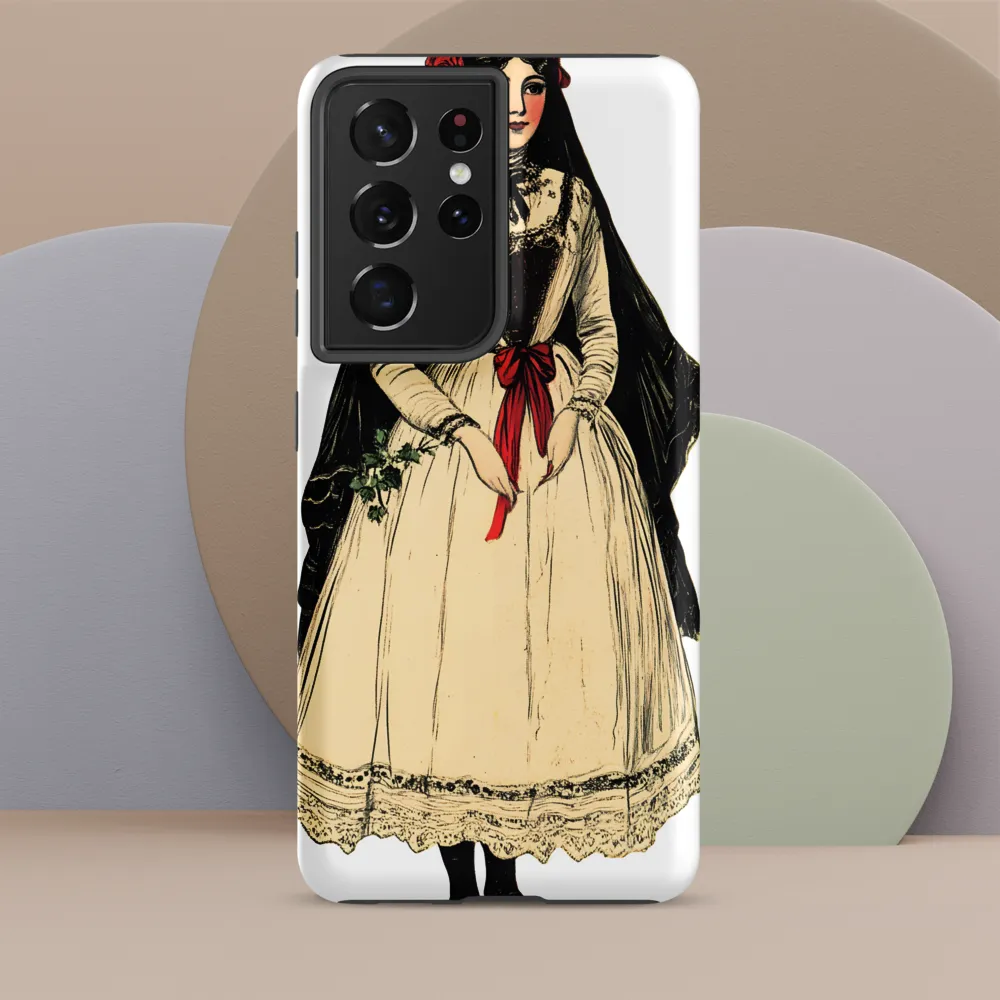 Elegance in Tradition: A Folk Portrait