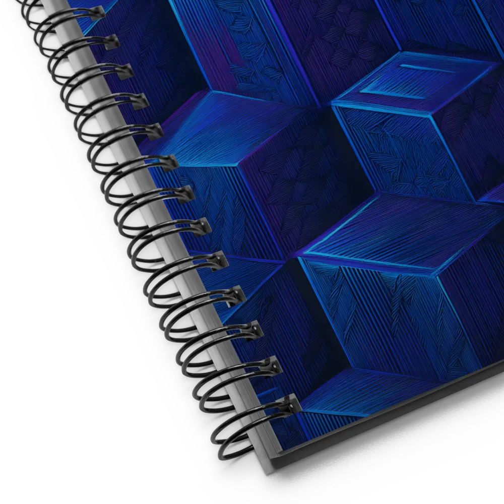 Cubist Illusions | Spiral Notebook