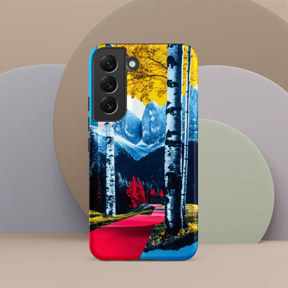 Vibrant Pathways in a Surreal Landscape