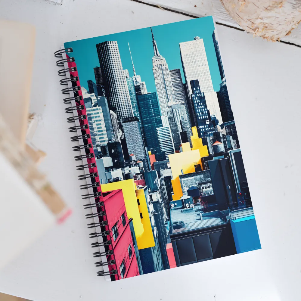 Urban Symphony in Color | Spiral Notebook