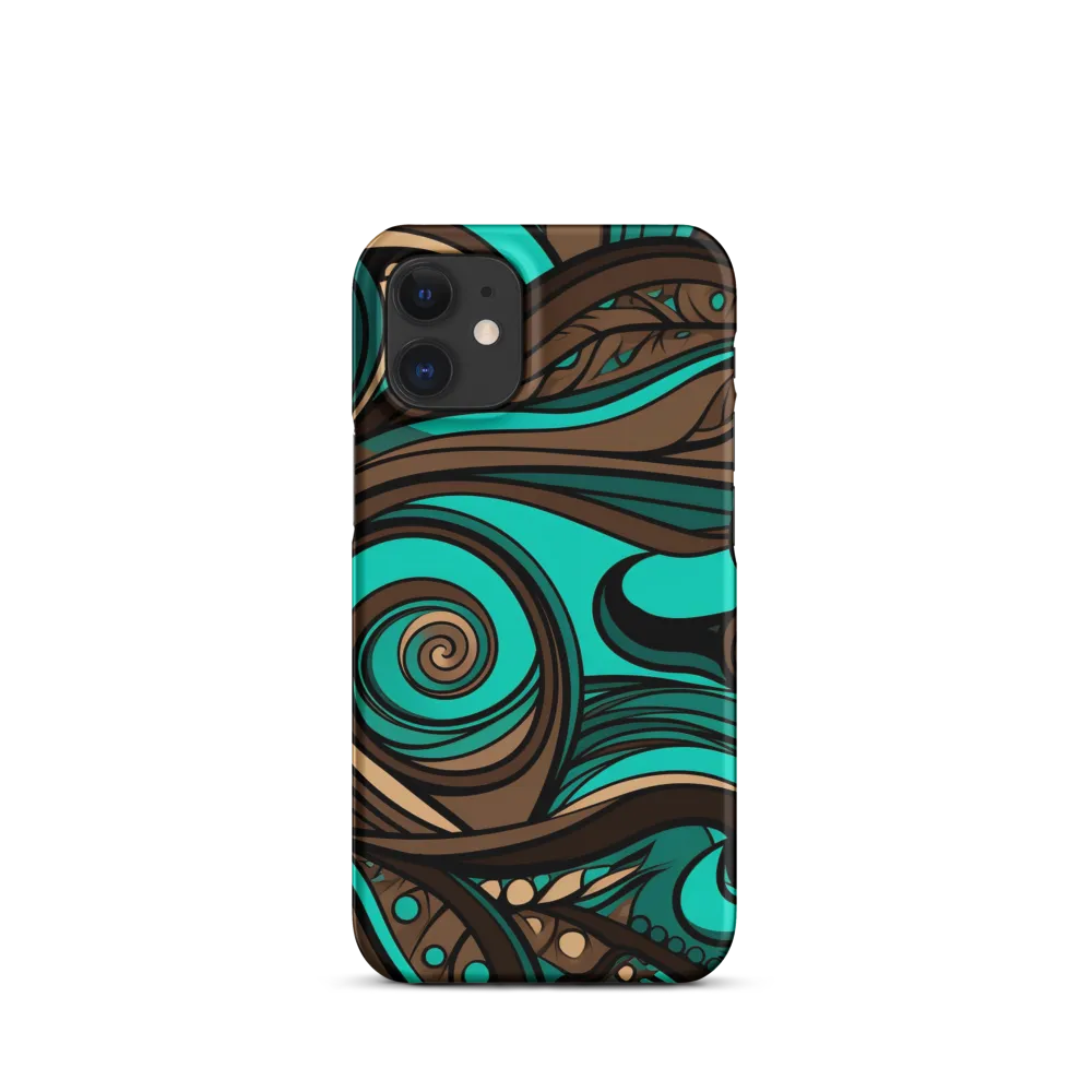 Fluctuating Currents | Phone Case |  12 Mini | Snap Case | Matte
