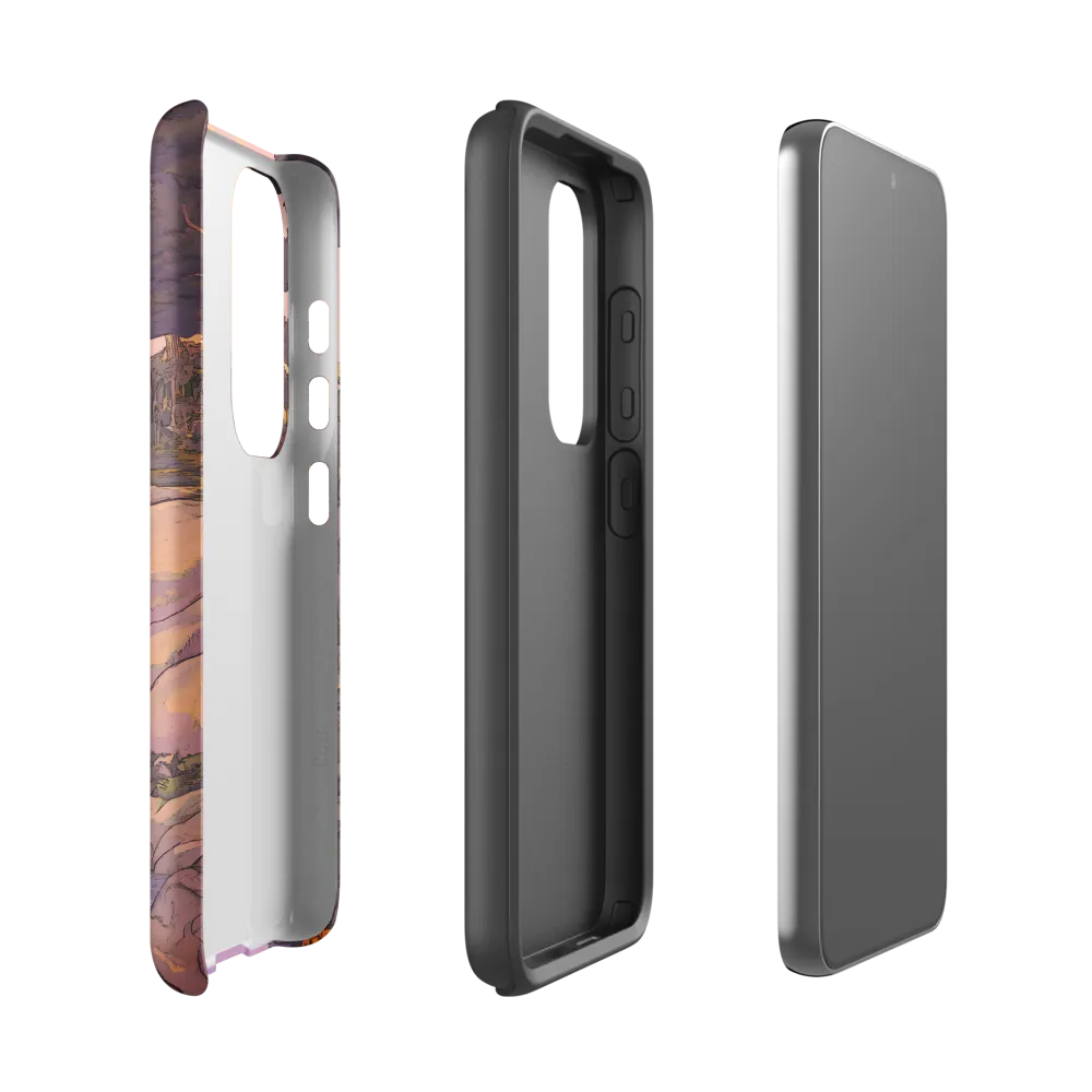 Tranquil Reverie: A Serene Landscape | Phone Case |  S23 | Tough Case | Matte
