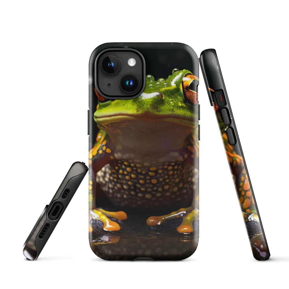 Emerald Elegance: The Frog in Focus