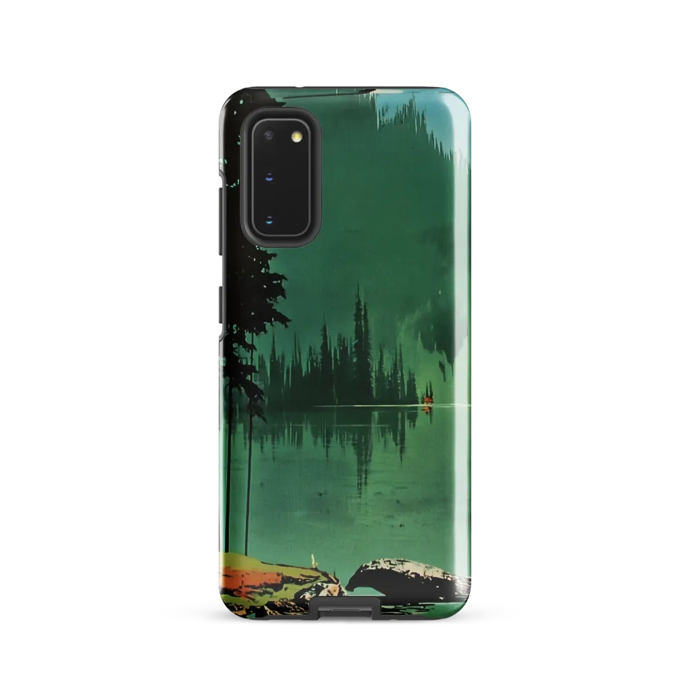 Serenity Reflected: A Tranquil Lake Scene