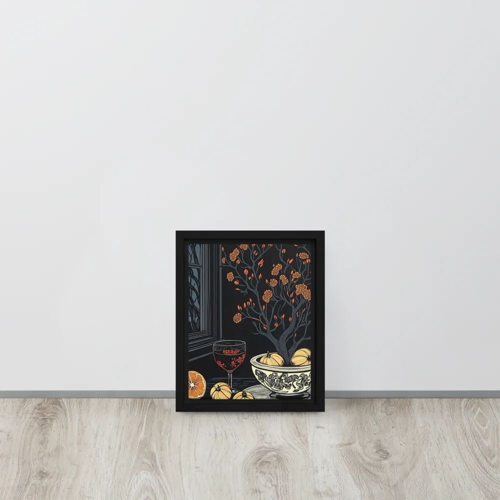 Solitude in Color | Canvas with Black Frame | 8″×10″