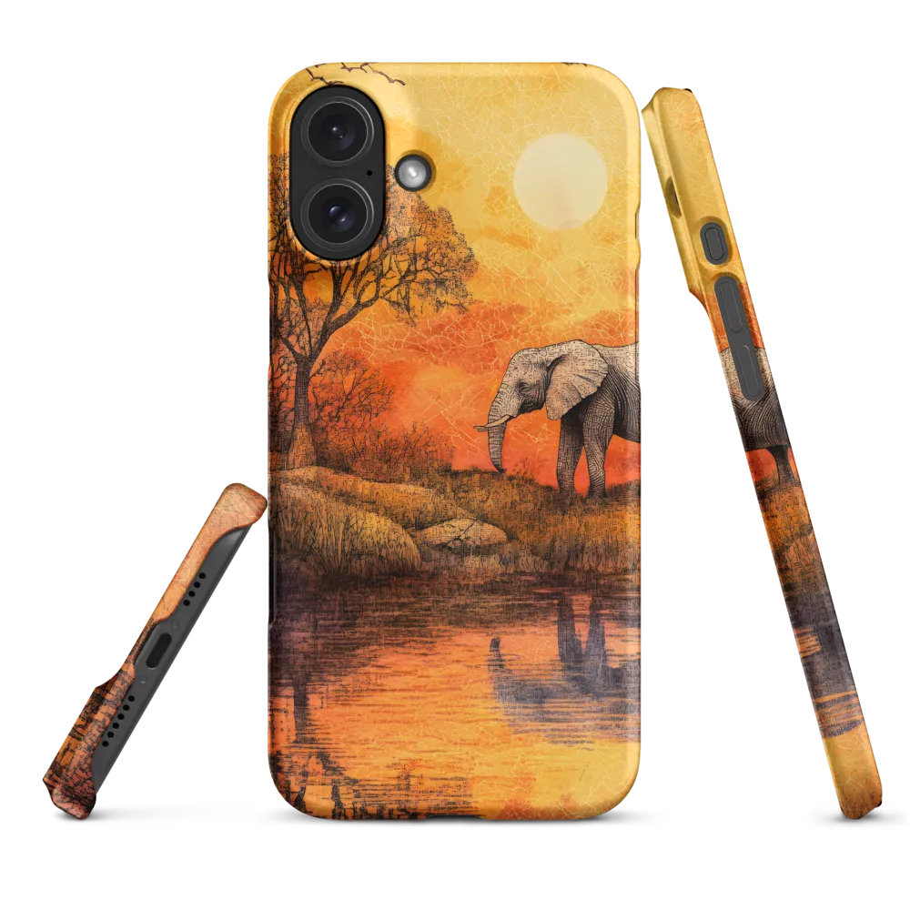 Elephant's Serenity at Dusk