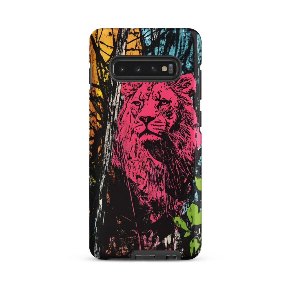 Fierce Vibrance: The Pink Lion