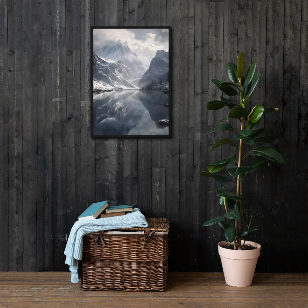 Echoes of Tranquility | Canvas with Black Frame | 20″×28″