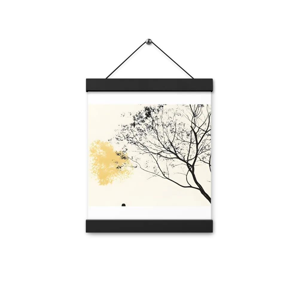 Whispers of Solitude | Poster With Black Wood Hanger | 8″×10″