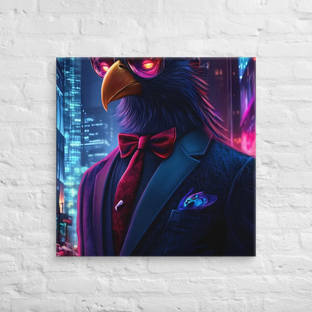 The Dapper Avian | Canvas | 30″×30″