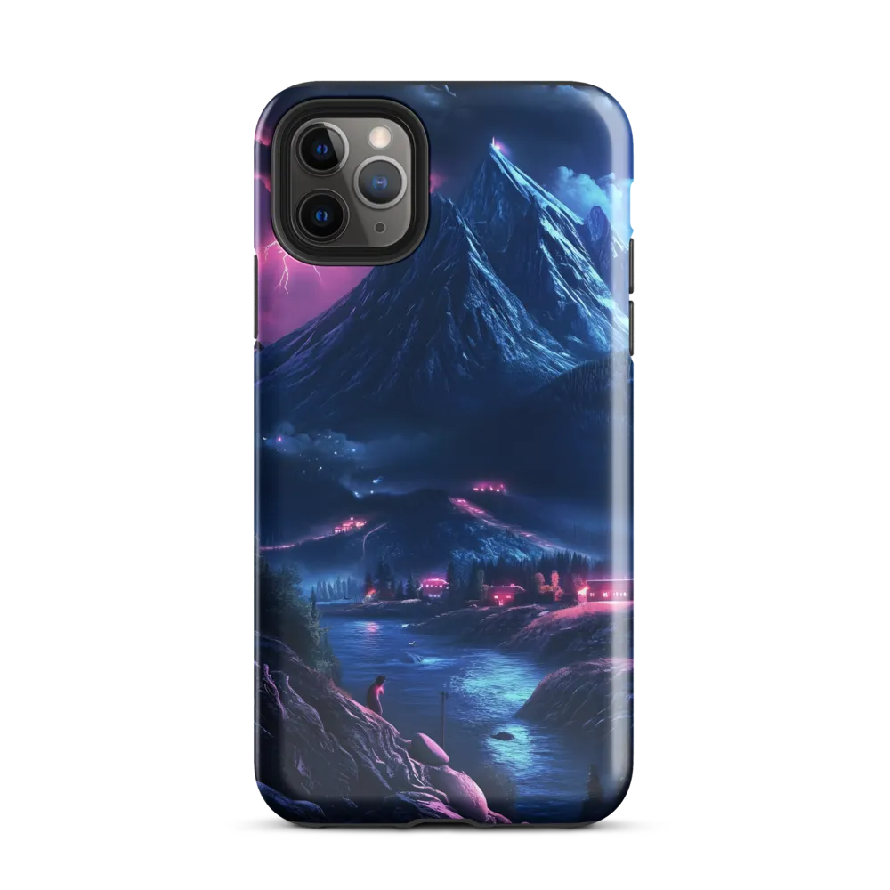 Mystical Storm Beneath the Peak | Phone Case |  11 Pro Max | Tough Case | Glossy