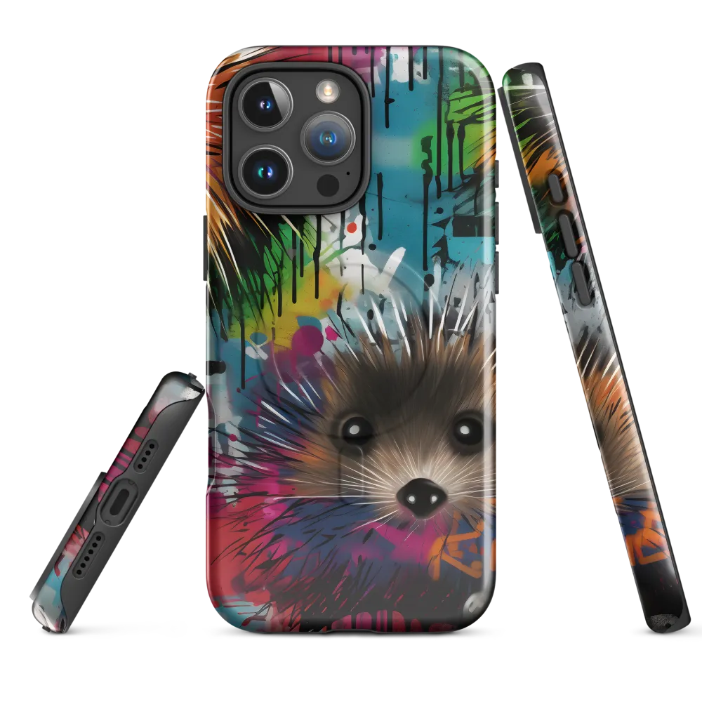 Whimsical Hedgehogs in a Kaleidoscopic Wonderland