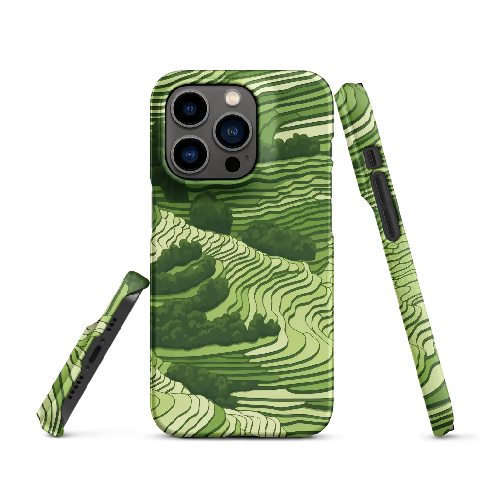 Waves of Green: An Abstract Landscape