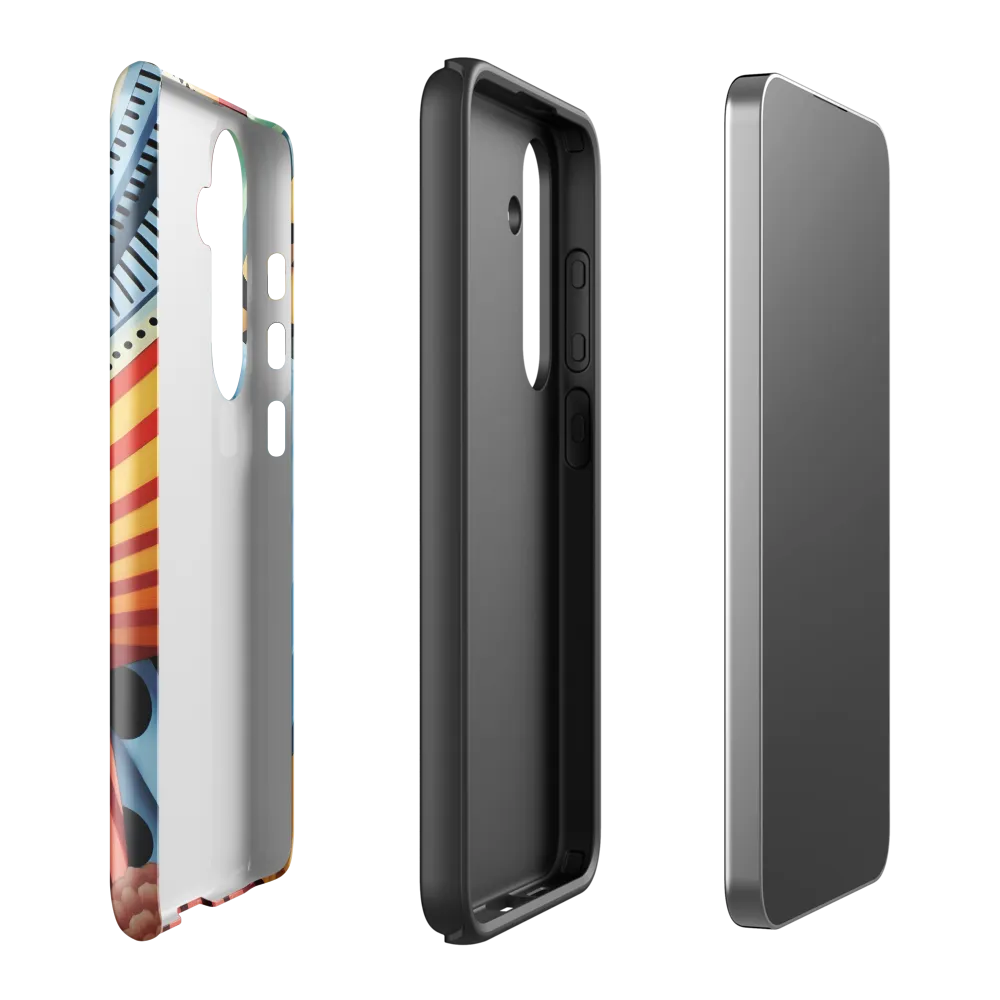 Symphony of Shapes | Phone Case |  S24 Plus | Tough Case | Glossy