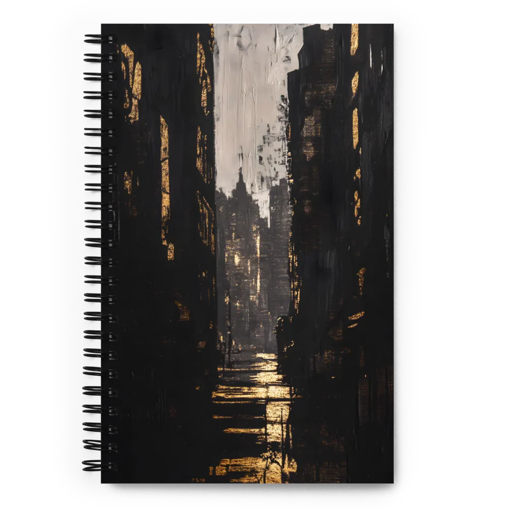 Whispers of Gold | Spiral Notebook