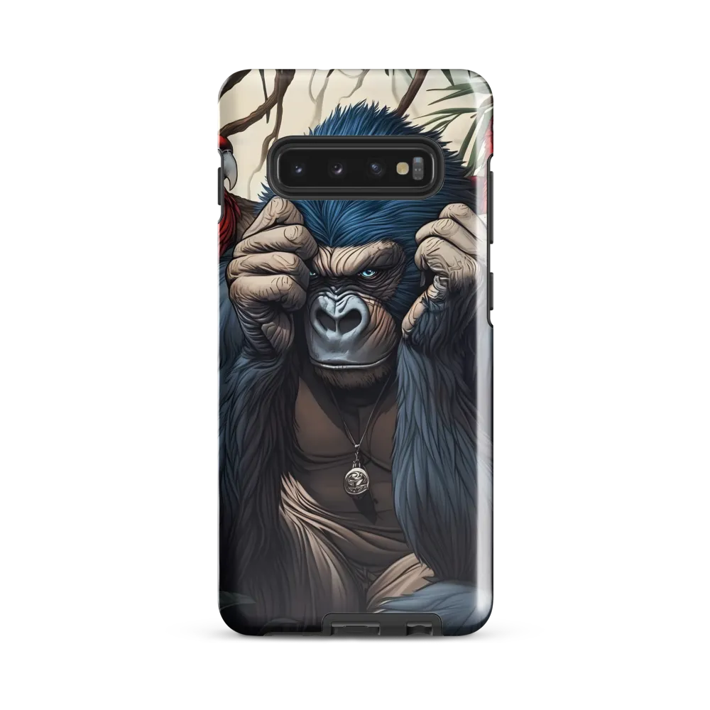 Fierce Guardian of the Jungle | Phone Case |  S10 Plus | Tough Case | Glossy