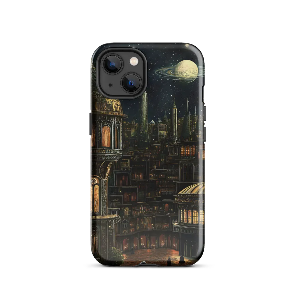 Celestial Enigma: A Surreal Cityscape