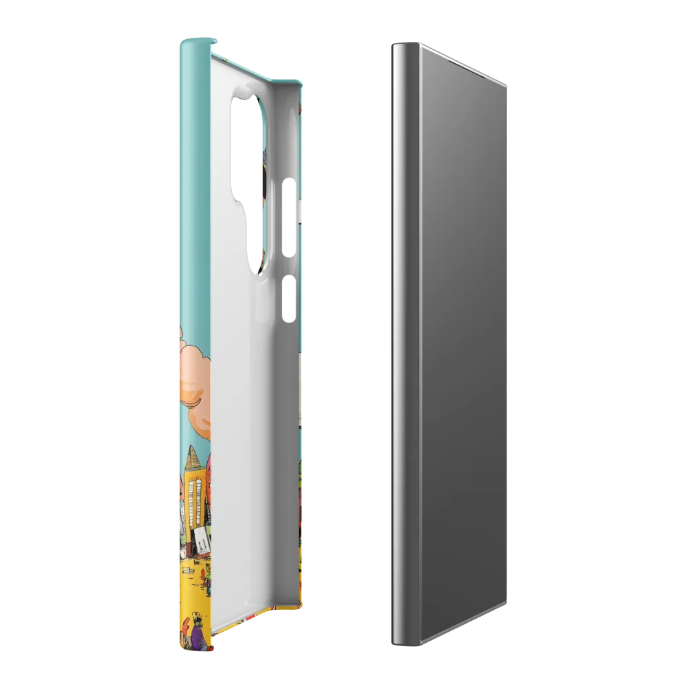 Urban Fantasia: A Whimsical Encounter | Phone Case |  S24 Ultra | Snap Case | Matte