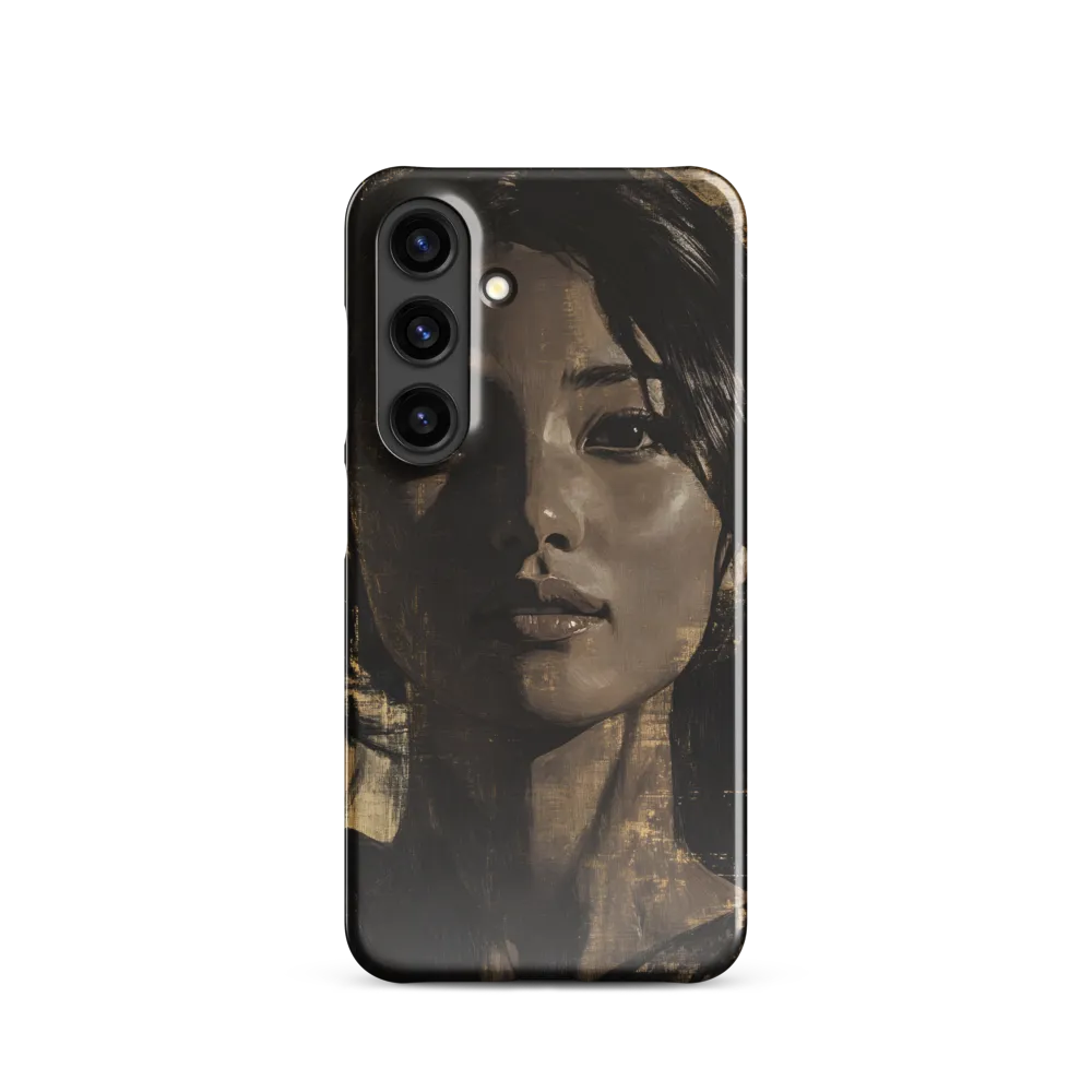 Golden Gaze: A Contemporary Portrait
