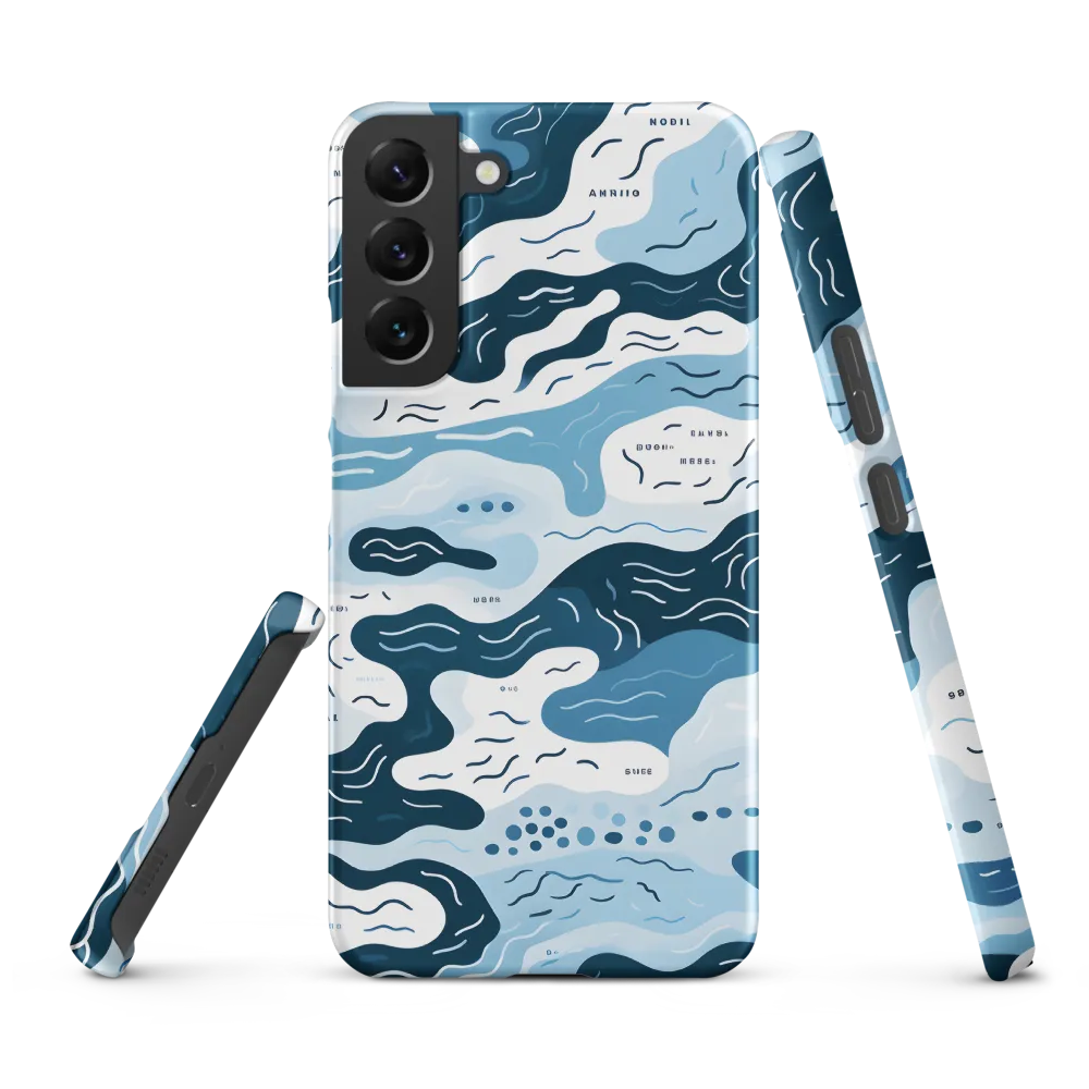 Flowing Waters: An Abstract Journey | Phone Case |  S22 Plus | Snap Case | Matte