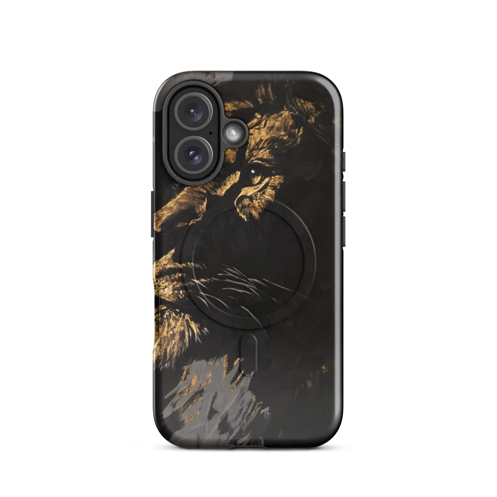 Majestic Gaze: The Golden Lion