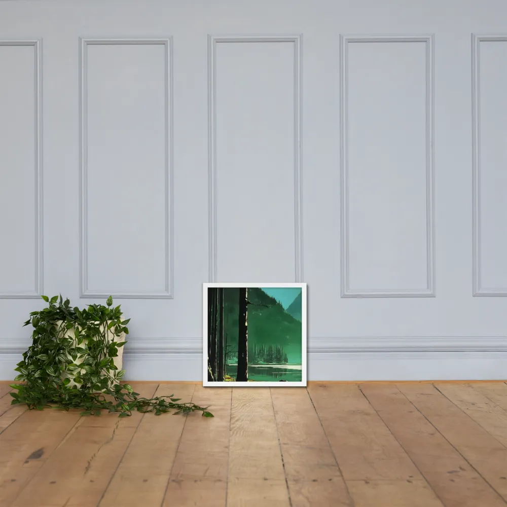 Reflections of Tranquility | Poster with White Frame | 16″×16″
