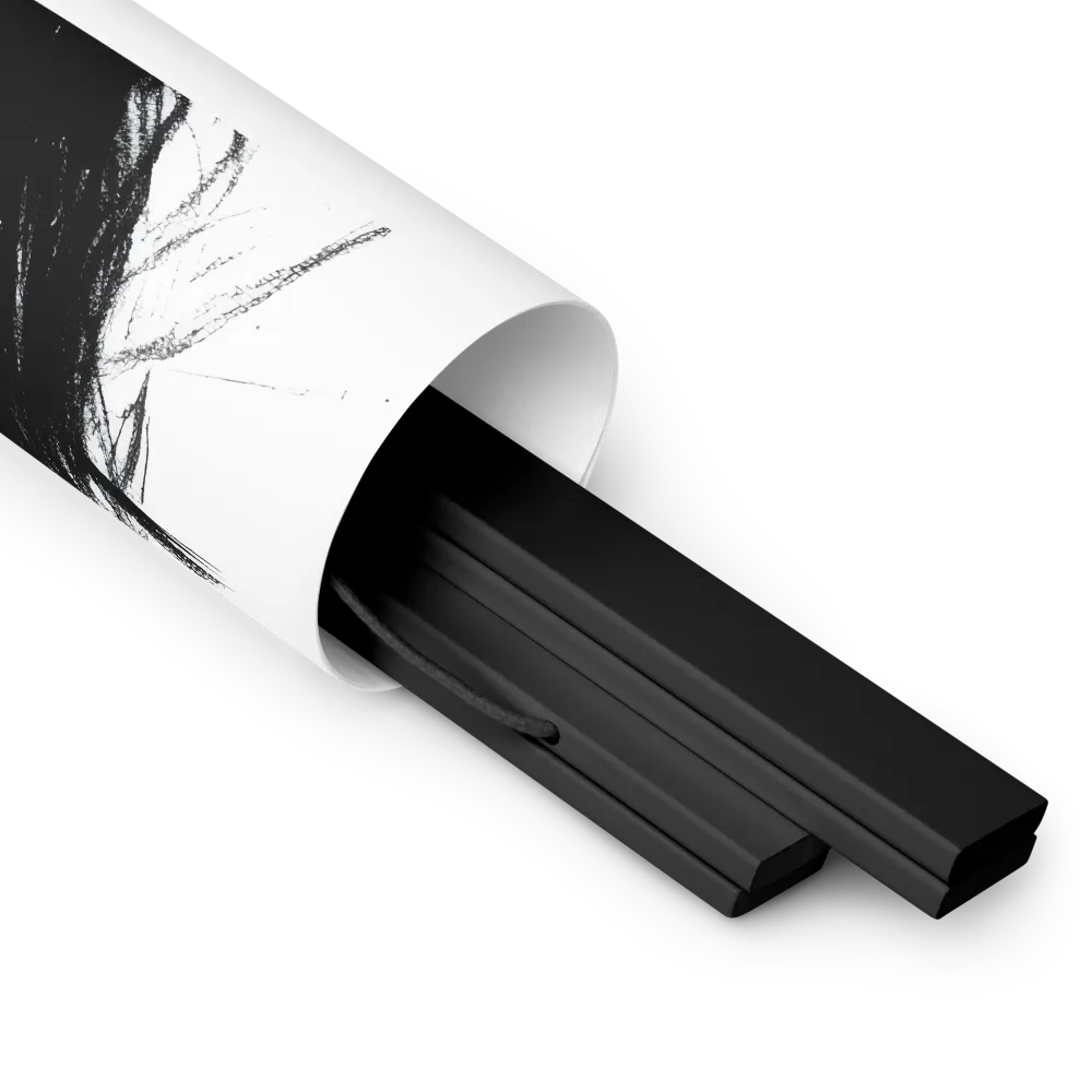 Whispers of Elegance | Poster With Black Wood Hanger | 18″×24″
